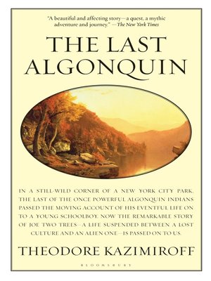 cover image of The Last Algonquin